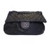 Maxi Caviar Elastic Flap Bag, front view